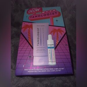 Tanologist Daily Glow Hydrating Lotion and Drops Set NIB